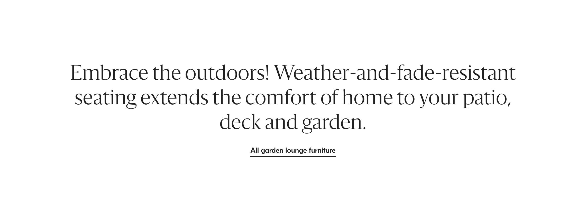 All Garden Lounge Furniture